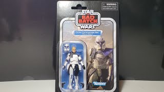 Star Wars Vintage Collection Clone Commander Rex Bracca Mission action figure review [upl. by Terchie506]