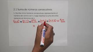 21 suma de números consecutivos numeral 1 [upl. by Adnav]