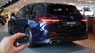 2022 Mercedes C Class Estate 204hp  Sound amp Visual Review [upl. by Huskey]