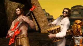 Skyrim Dance  Farkas amp Vilkas rock it in Morrowind [upl. by Reinwald171]