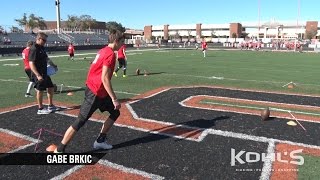 Gabe Brkic  Oklahoma Commit 7 Ranked Kicker in America  Class of 2018 [upl. by Dew]