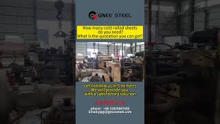 Cold Rolled Steel Plate Manufacturing [upl. by Maxine329]