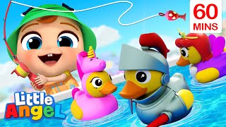 10 Little Ducks  More Little Angel Kids Songs amp Nursery Rhymes [upl. by Publus]