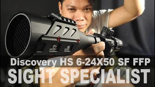 Discovery HS 624X50 SF FFP SIGHT SPECIALIST [upl. by Anilem]