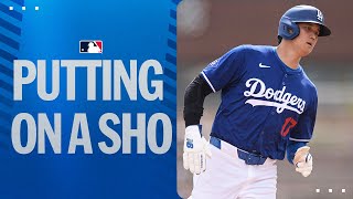 Shohei Ohtani SHINES in first Spring Training with the Dodgers [upl. by Elwee617]