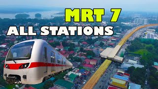 ALL STATIONS OF MRT 7  END TO END UPDATE [upl. by Enovi]