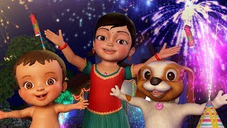 கண்மணியுடன் தீபாவளி கொண்டாட்டம் Deepavali Song  Tamil Rhymes for Children  Infobells [upl. by Giraud674]