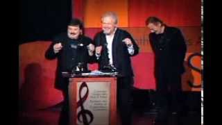 Randy Bachman amp Burton Cummings are inducted into the CSHF  Award presented by Gordon Lightfoot [upl. by Bever633]