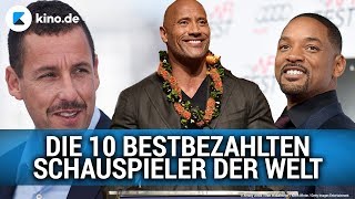 Die 10 bestbezahlten Schauspieler der Welt 2018 [upl. by Puduns]