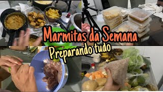 VLOG Marmitas da semana  deu muito trabalho🥵🫠 [upl. by Algar]