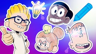 Como dibujar a Craig Kelsey y JP  TOONIDEAS para hacer en casa  Toony Tube [upl. by Neumark]