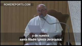 El Papa pide a las religiosas que sean quotcomo madres quot y no quotsolteronasquot [upl. by Gabey]