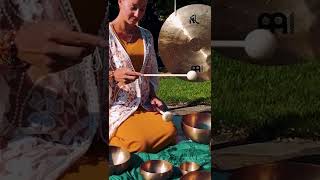 Mini Singing Bowl amp Gong Sound Bath  by Lucia Nosko [upl. by Christye]