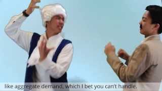 Adam Smith vs John Maynard Keynes Epic Rap Battles of ECONOMICS [upl. by Esinal]