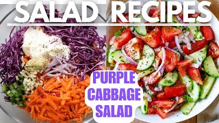 SKINCARE SALAD RECIPE PURPLE CABBAGE Benefits on skin amp GUT healt salad skincaretips saladrecipe [upl. by Bigler54]