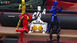 Multi jointed Movable Shapeshift Robot 3d Printed Dummy Action Model Character Figures Toys [upl. by Ojimmas]