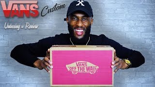 VANS CUSTOM quotSk8Hiquot  UNBOXING amp REVIEW [upl. by Swee]