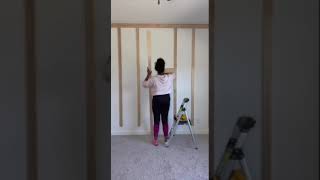 Guest Bedroom Makeover  Installing Wall Paneling [upl. by Amaryl73]