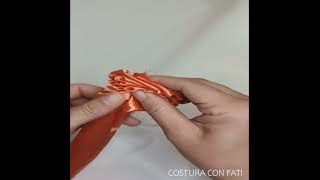 Scrunchies de satén anti frizz  coser costura diydecostura coseresfacil handbag sewing [upl. by Nilla426]