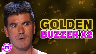 AGT Acts That Got the GOLDEN BUZZER TWICE [upl. by Rolfston]