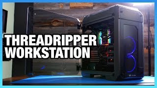 Threadripper 1950X PC Build for Rendering amp H264 Encoding [upl. by Siuqram]