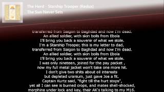 The Herd  Starship Trooper Lyrics [upl. by Charbonnier]