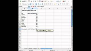 Excel Mittelwert und Standardabweichung [upl. by Nohsid]