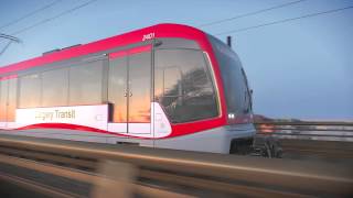 Calgary Transit  New CTrain design options [upl. by Ernest399]