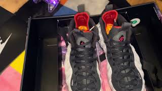 EARLY Nike Foamposite Tekken 8 Jin KAZAMA IN HAND Review [upl. by Adnahsat]