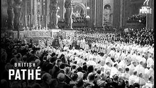 Pope John Crowned 1958 [upl. by Mcmahon274]