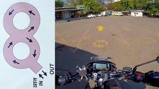 How to Pass 8 Driving Test Very Easy Practical RTO Test and Controls  Praks Bikers Guide [upl. by Eziechiele]