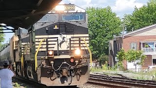 NS 4120 leads 65T Through Latrobe PA  81024 [upl. by Edelstein804]