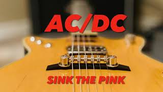 ACDC Sink the Pink Malcolm Young Guitar Lesson [upl. by Shaia348]