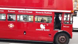 Archway Day Leaside Buses RML2660 SMK660F Route 17 at Kings Cross  03112024 [upl. by Yarehs]