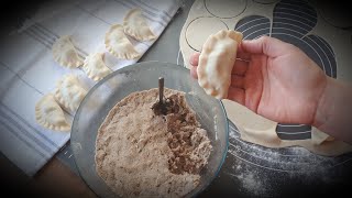 72  Pierogi z mięsem z karkówki  najlepszy przepis na ciasto i farsz  sekret na idealne pierogi [upl. by Wells]