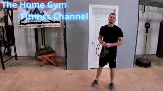 Standing Chest Press Using Resistance Bands [upl. by Alya256]