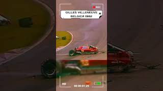 F1 Gilles Villeneuve Accidente Fatal Belgica 1982 Crash Formula 1 [upl. by Irahs752]