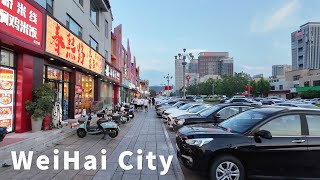 Walking on the seaside in Weihai City Shandong Province from day to night [upl. by Adolphus]