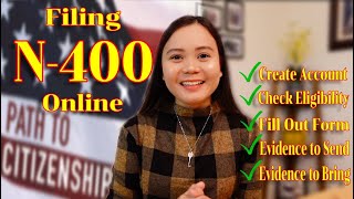 N400 Application For Naturalization  How To File Online [upl. by Bodrogi]