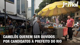 Camelôs querem ser ouvidos por candidatos a prefeito do Rio [upl. by Madea]