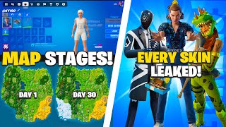 Fortnite OG EVERY SKIN amp EMOTE Showcase ALL Map Stages [upl. by Spike]