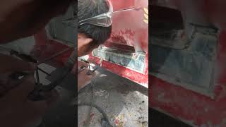 MIG WELDING GASLESS migwelding migweld everyone shortvideos [upl. by Analem]