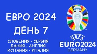 Евро 2024 День 7 Обзор матчей [upl. by Adliw738]