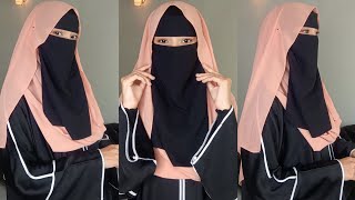 Hijab Style With Saudi Niqab  Hijab With Niqab  Ismi Nazish [upl. by Kristal826]