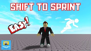 Roblox Studio Tutorial Shift to Sprint [upl. by Marutani]