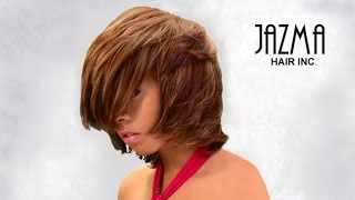 Natural Black Hair Color MakeOver  Jazma Hair Inc Toronto [upl. by Kronfeld688]