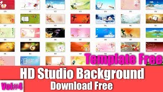 HD Studio Background Templates For Photoshop Vol4 2018 desimesikho [upl. by Aizatsana545]