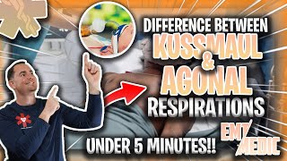 Kussmaul amp Agonal Respirations Explained [upl. by Zebadiah]