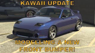 Kaido Racer Style Front Bumper for the Annis Kawaii GTA 5 Mods  Timelapse [upl. by Agnola]