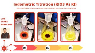 Iodometric Titration  Redox Titration  Estimation of KI  Potassium Iodate  Potassium Iodide [upl. by Naynek]